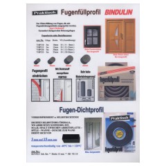 Musterblatt Fugenfll-/Fugen-Dicht-Profil