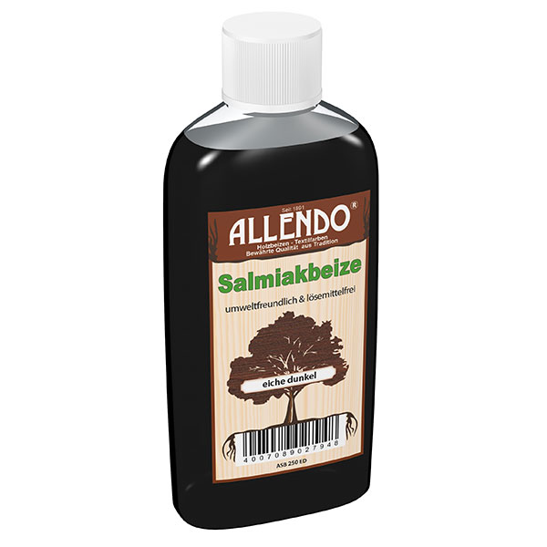 Salmiakbeize Holzton 250 ml Flasche   Farbe: eiche-dunkel